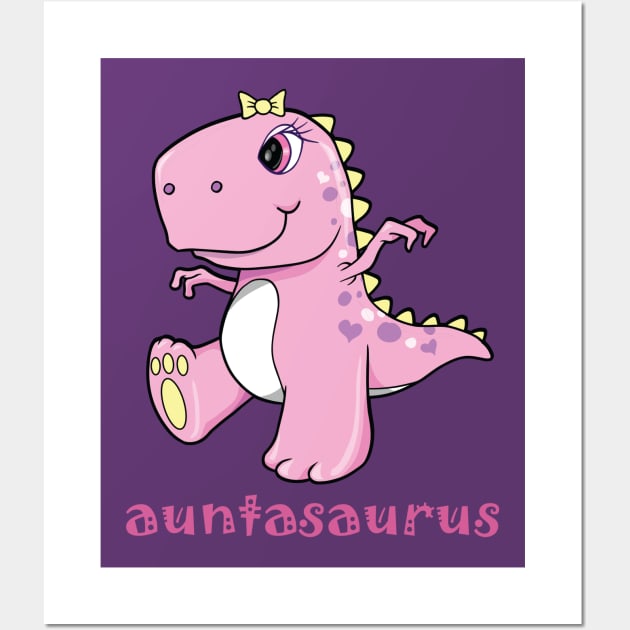 Auntasaurus Wall Art by cdclocks